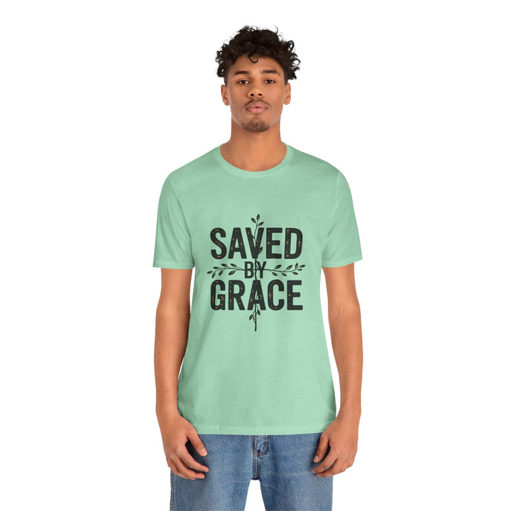 Saved by Grace – Vintage Christian Faith Shirt