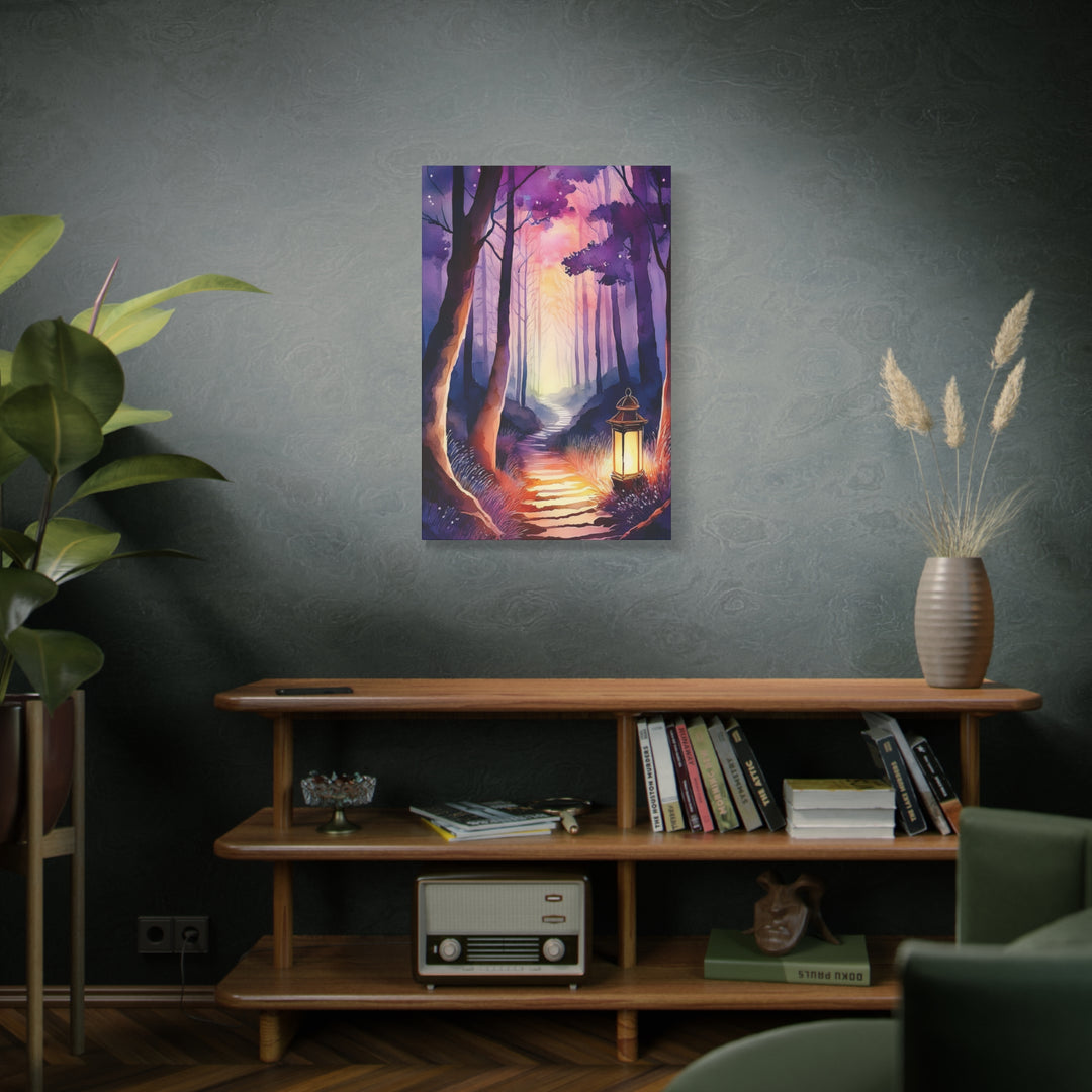 Canvas Print - Path of Light Lantern Twilight Psalm 119 Inspired