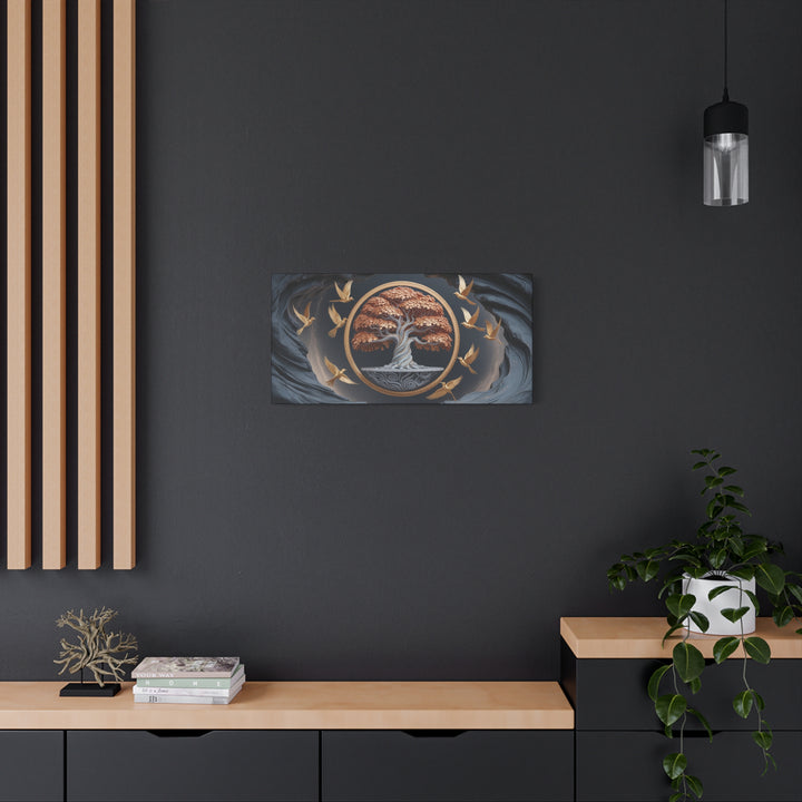 Tree of Life – Eternal Roots, Divine Light | Fine Art Canvas Print