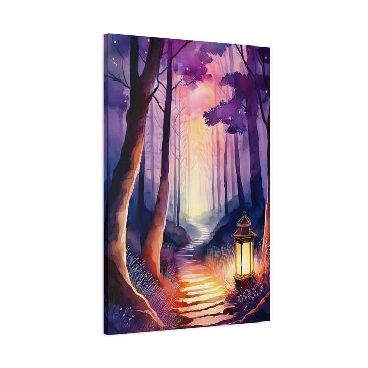 Canvas Print - Path of Light Lantern Twilight Psalm 119 Inspired