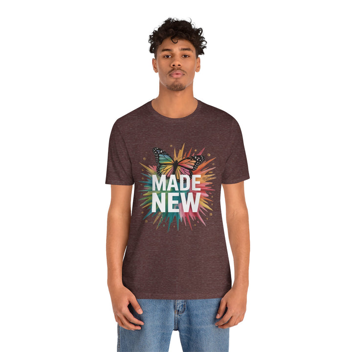 Made New – Christian Butterfly Transformation Shirt (2 Corinthians 5:17)