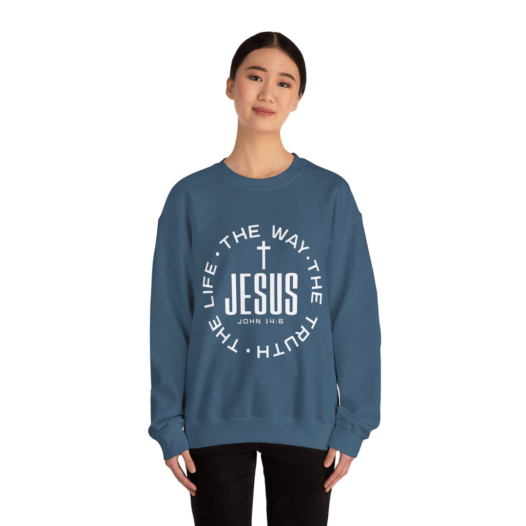 Jesus The Way, The Truth, and The Life Sweatshirt