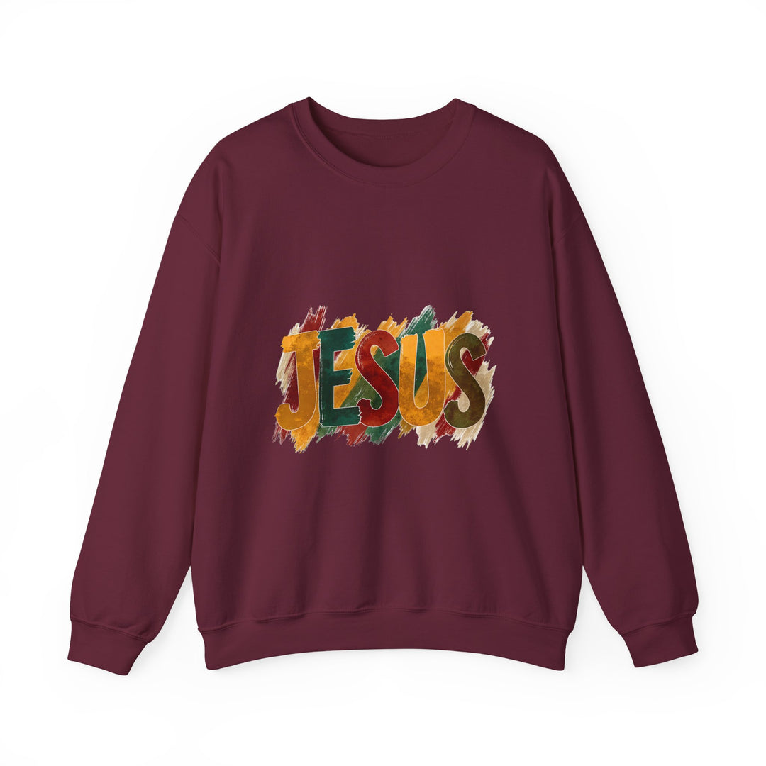 Faith-Inspired Crewneck Sweatshirt, Jesus Sweatshirt, Religious Apparel, Christian Gift, Spiritual Wear, Cozy Church Outfit