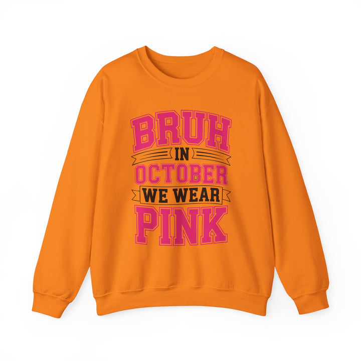 Pink October Awareness Sweatshirt, Cozy Crewneck, Breast Cancer Awareness, Gift for Supporters, Fashion for a Cause