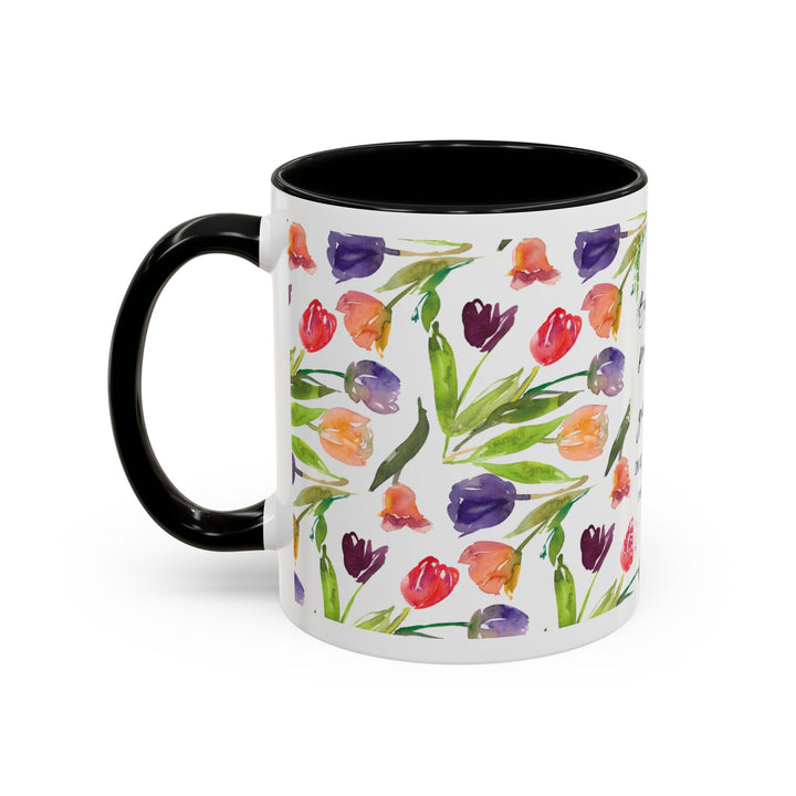 Be Joyful Always – Watercolor Tulip Scripture Mug