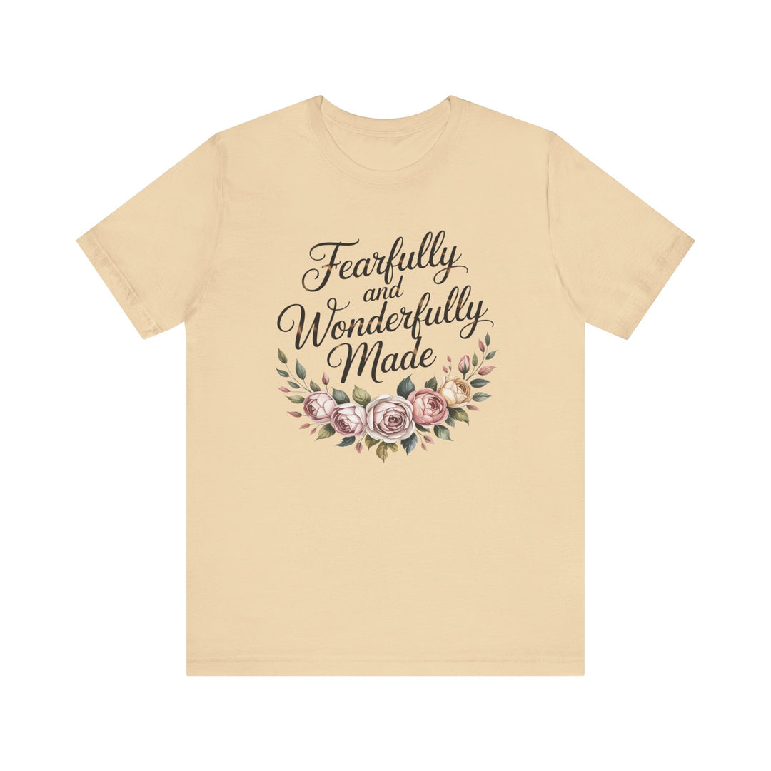 Fearfully and Wonderfully Made – Floral Christian Affirmation Shirt