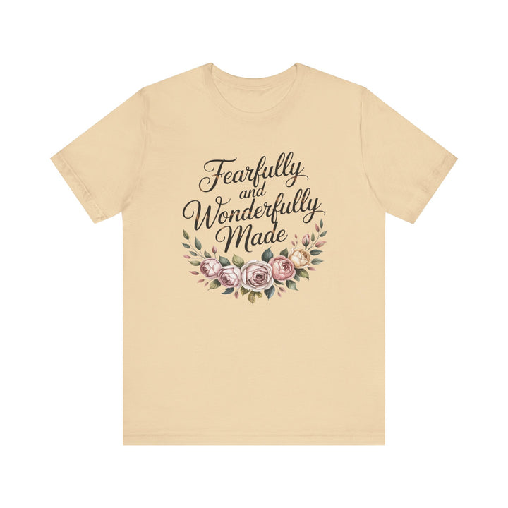 Fearfully and Wonderfully Made – Floral Christian Affirmation Shirt