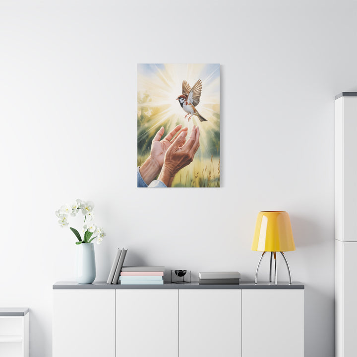 Cast Your Cares – 1 Peter 5:7 | Christian Wall Art for Peace and Encouragement
