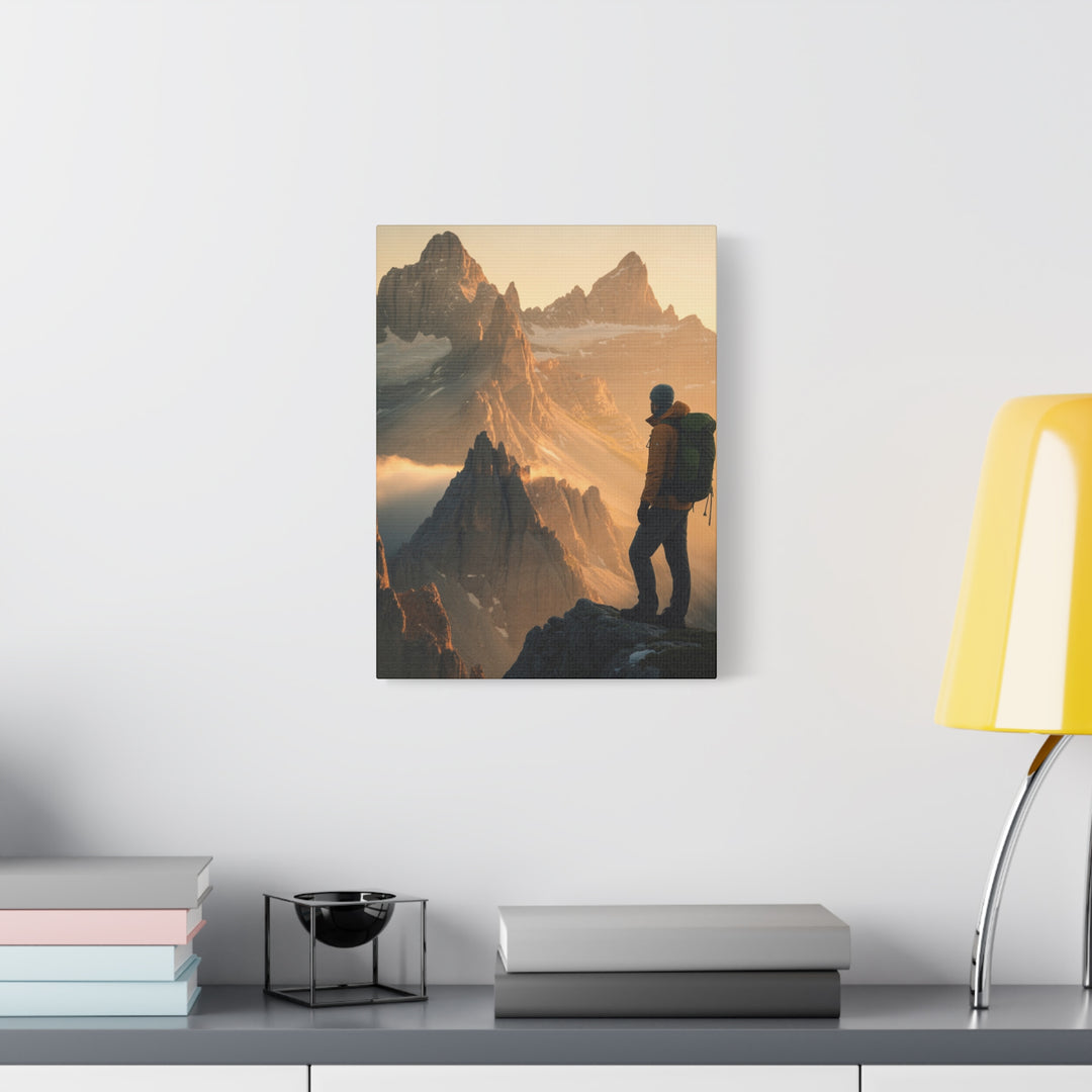 Take Heart – John 16:33 | Christian Mountain Wall Art for Courage and Strength