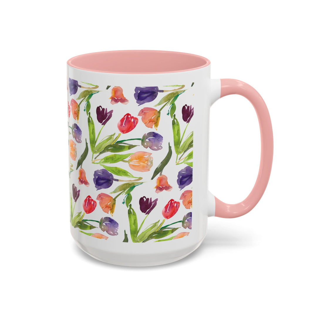 Be Joyful Always – Watercolor Tulip Scripture Mug