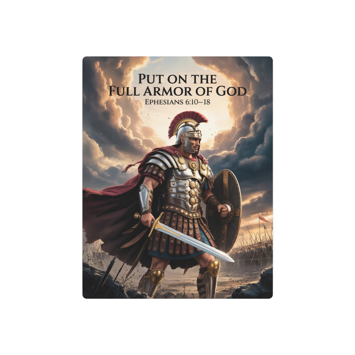 "Armor of God" - Spiritual Warrior Metal Wall Art
