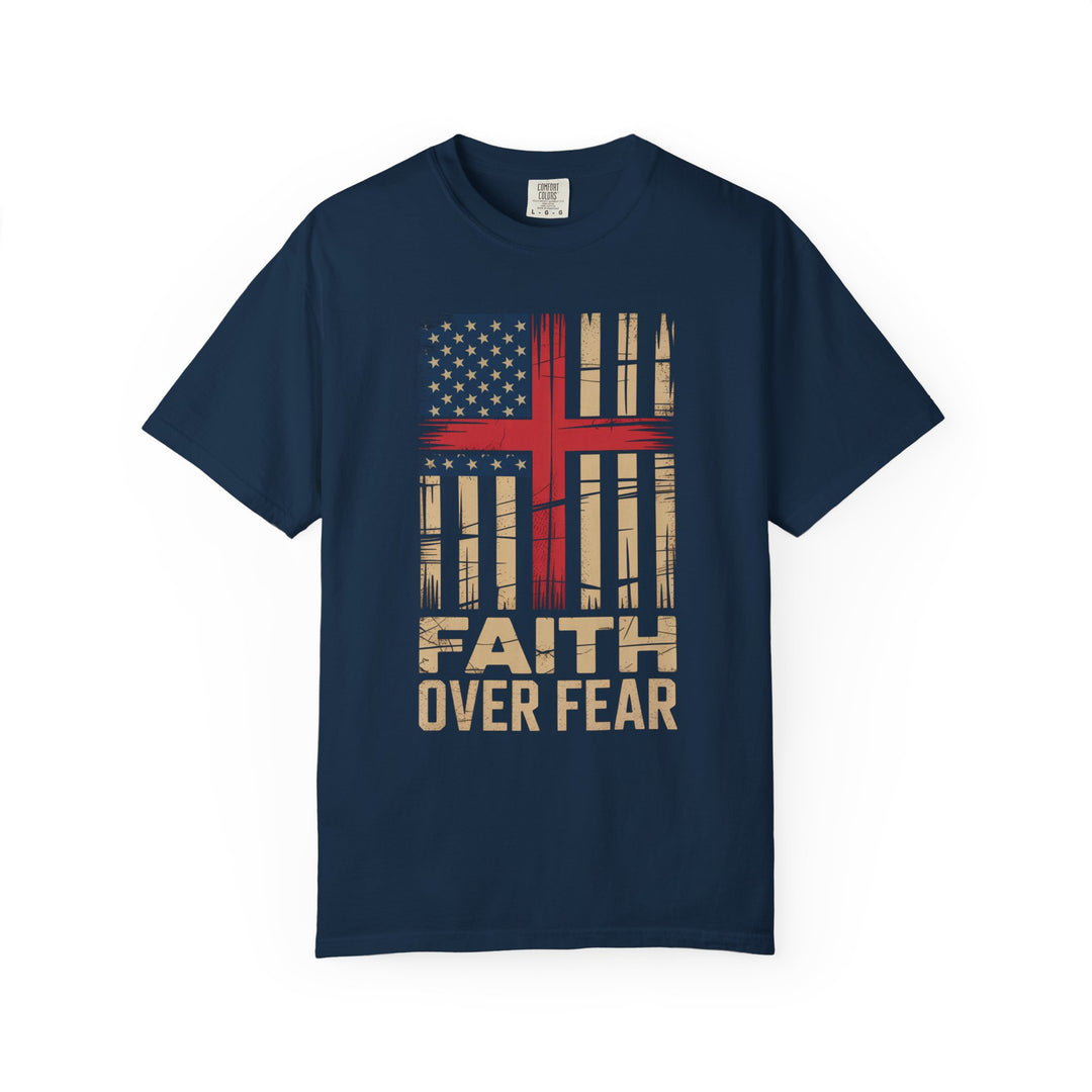 Faith Over Fear Patriotic T-shirt