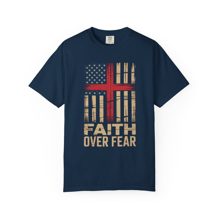 Faith Over Fear Patriotic T-shirt