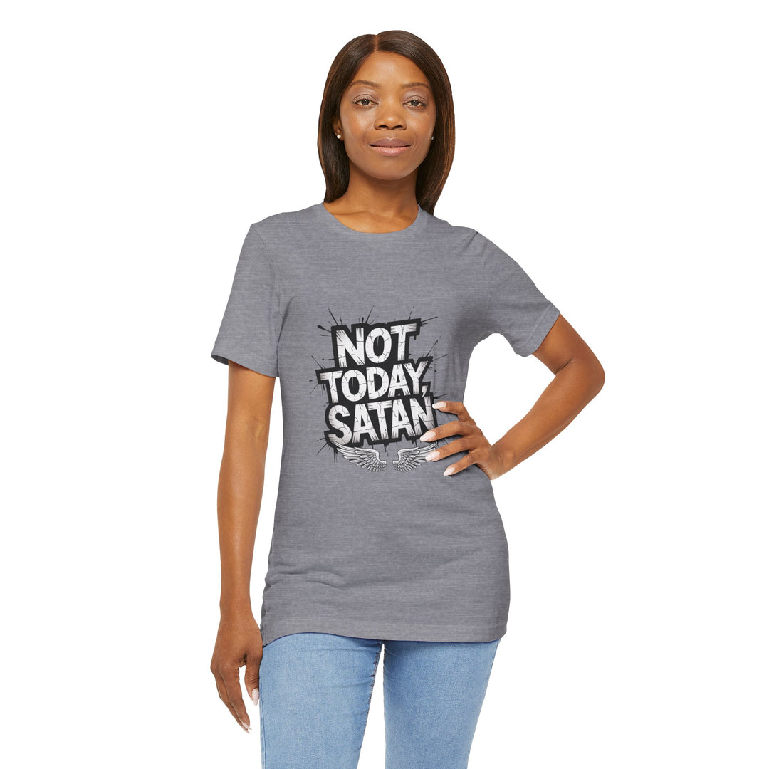 Not Today, Satan – Bold Christian Spiritual Warfare Shirt