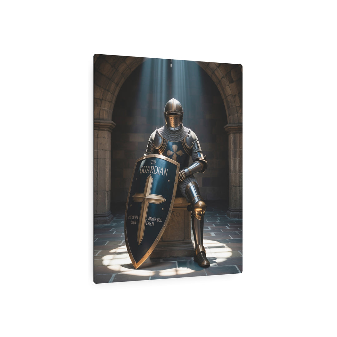 "Full Armor of God" - Guardian Father Warrior Metal Wall Art