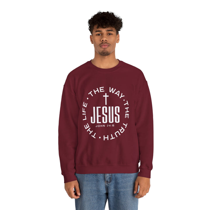 Jesus The Way, The Truth, and The Life Sweatshirt
