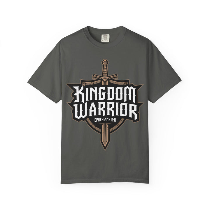 Kingdom Warrior T-Shirt – Christian Shield & Sword Design | Unisex Faith-Based Apparel