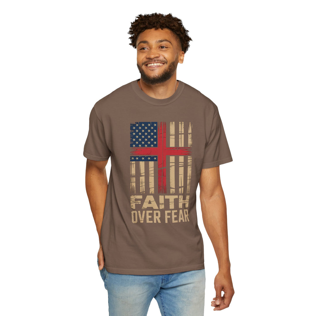 Faith Over Fear Patriotic T-shirt
