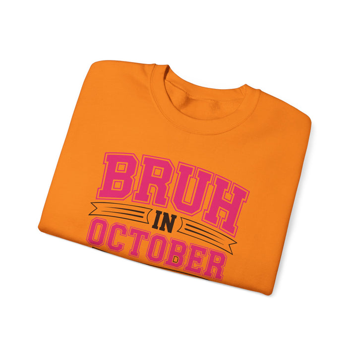 Pink October Awareness Sweatshirt, Cozy Crewneck, Breast Cancer Awareness, Gift for Supporters, Fashion for a Cause