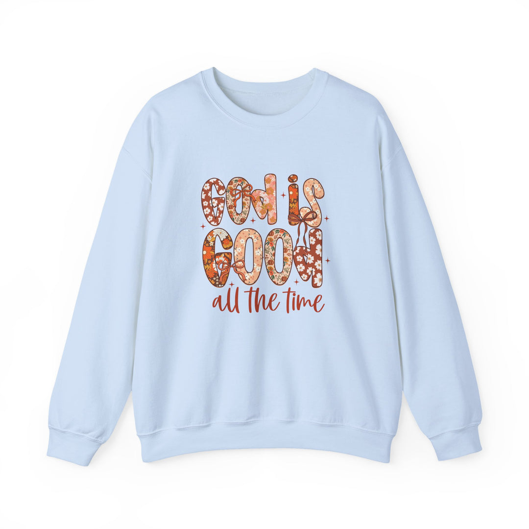 God Is Good Sweatshirt, Inspirational Crewneck, Cozy Fall Fashion, Unisex Apparel, Perfect Gift for Christians