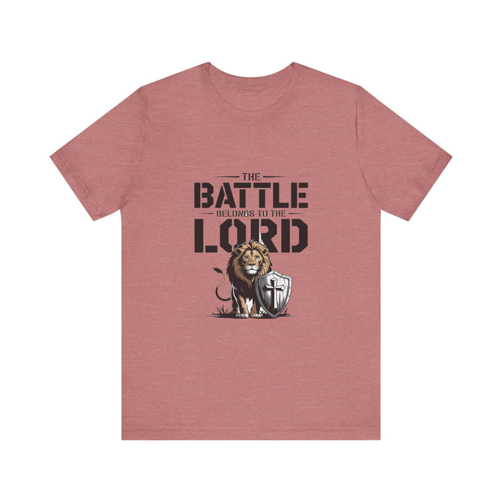 Faith-Inspired Short Sleeve Tee | The Battle Belongs to the Lord | Christian Apparel, Inspirational Shirt, Gift for Believers, [...]