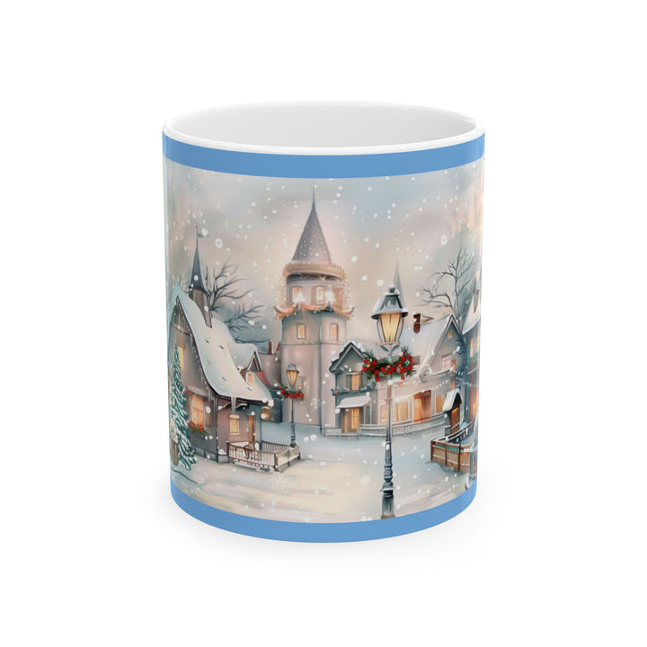 Winter Wonderland Ceramic Mug | Cozy Holiday Gift, Christmas Decor, Coffee Lover Mug, Festive Tea Cup, Snowy Scene