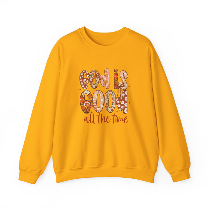 God Is Good Sweatshirt, Inspirational Crewneck, Cozy Fall Fashion, Unisex Apparel, Perfect Gift for Christians