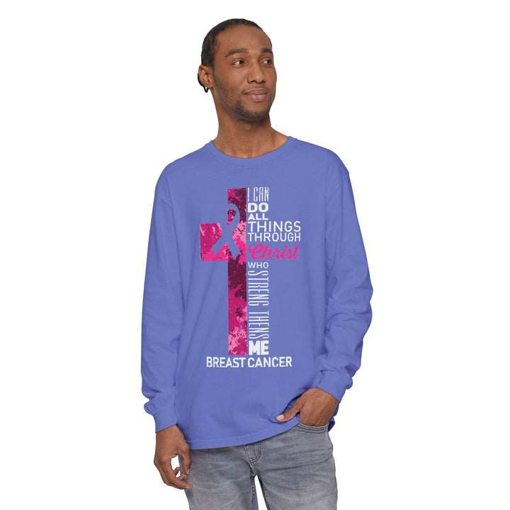 Christian Breast Cancer Awareness Long Sleeve T-Shirt