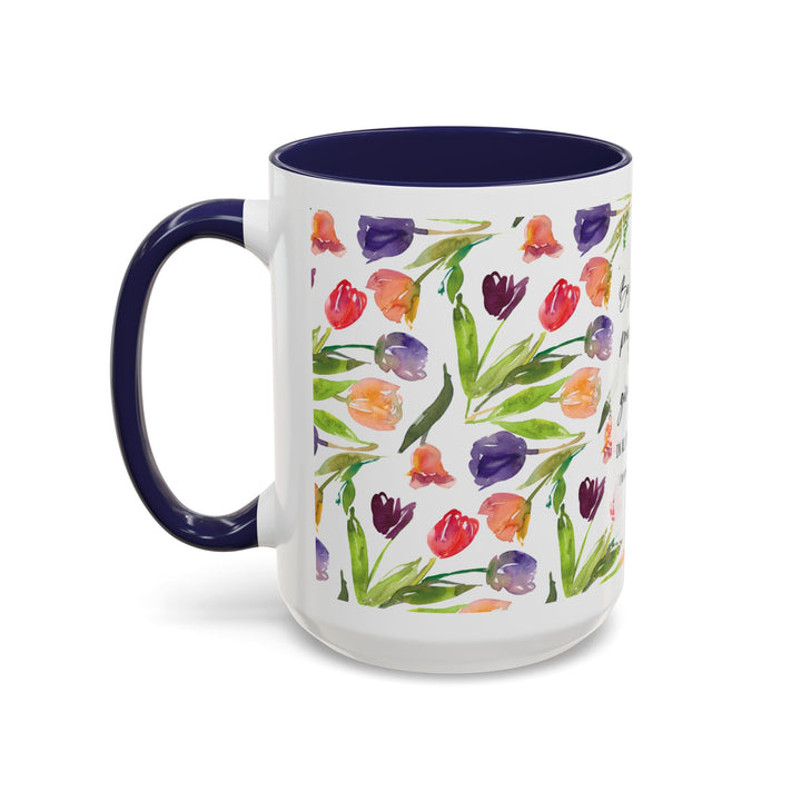 Be Joyful Always – Watercolor Tulip Scripture Mug
