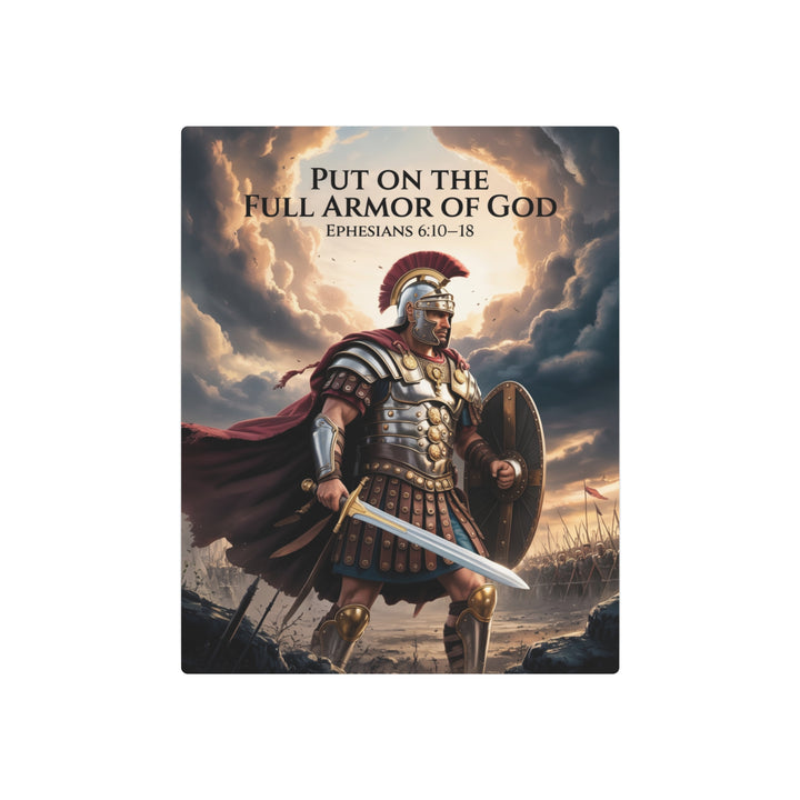 "Armor of God" - Spiritual Warrior Metal Wall Art