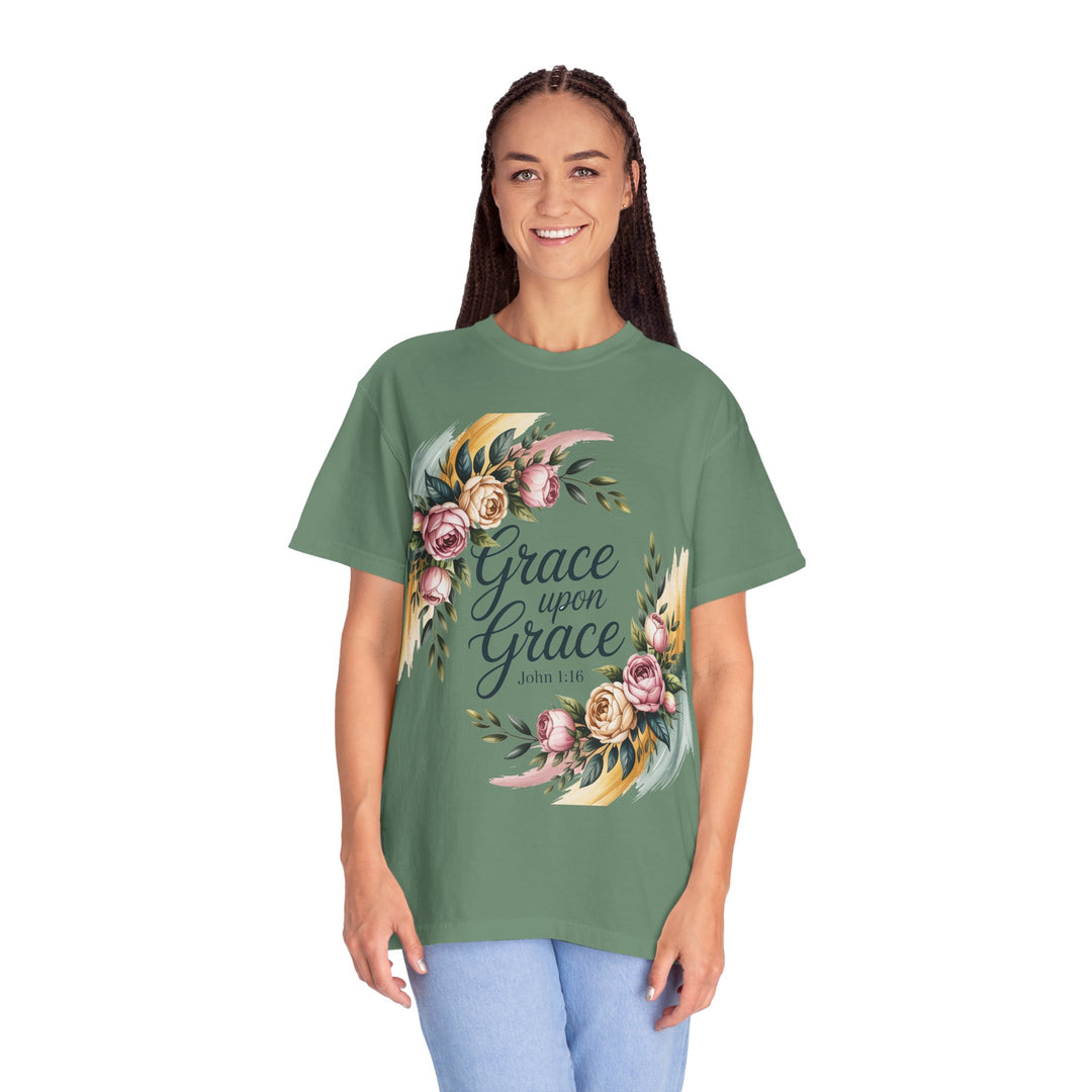 Grace Upon Grace Unisex T-shirt - John 1:16 Christian Gift for Women