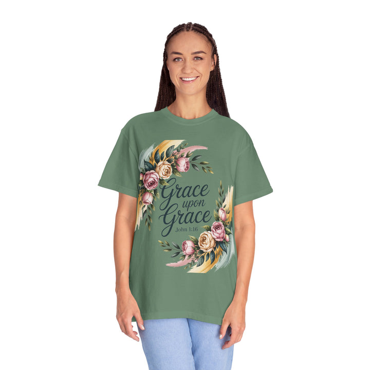 Grace Upon Grace Unisex T-shirt - John 1:16 Christian Gift for Women