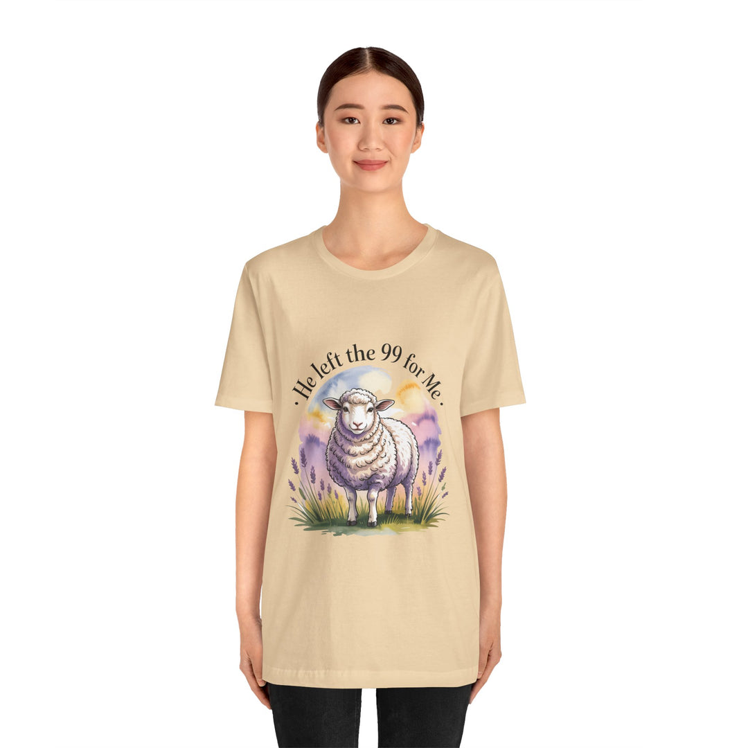 He Left the 99 for Me – Christian Lost Sheep Shirt