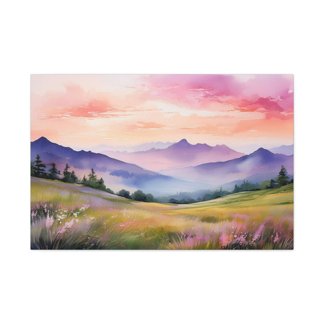 Canvas Print - Eyes to the Hills Inspired by Psalm 121