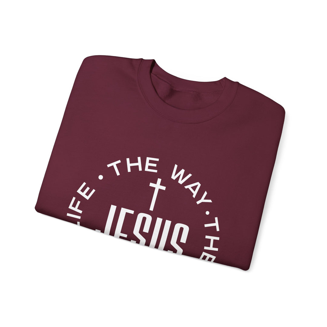 Jesus The Way, The Truth, and The Life Sweatshirt
