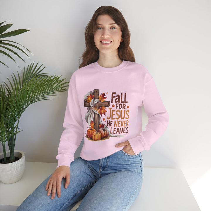 Faith-Inspired Fall Sweatshirt: Cozy Christian Apparel for Autumn, Harvest, Thanksgiving, Seasonal Comfort, Fall for Jesus