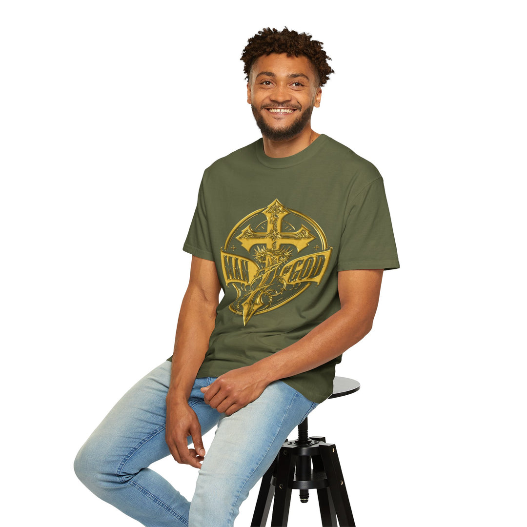 Warrior Spirit T-shirt - Royal Identity Gold Crest Design