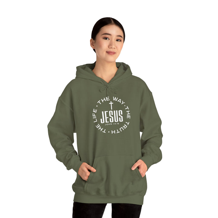 Jesus - The Way, The Truth, and The Life Hoodie