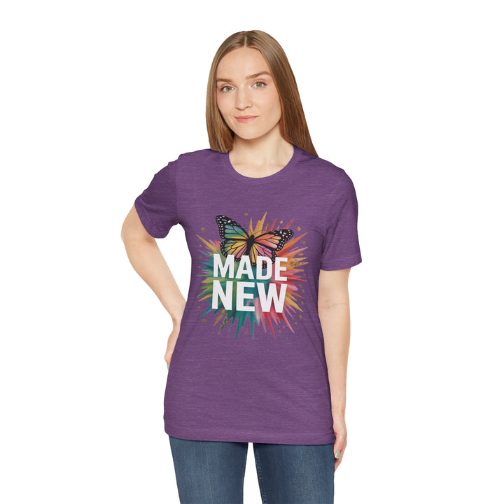 Made New – Christian Butterfly Transformation Shirt (2 Corinthians 5:17)