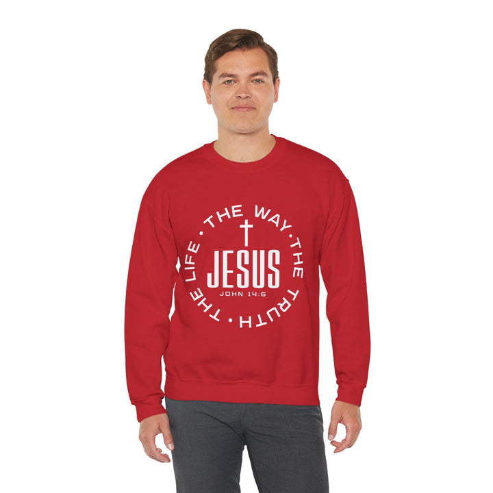 Jesus The Way, The Truth, and The Life Sweatshirt