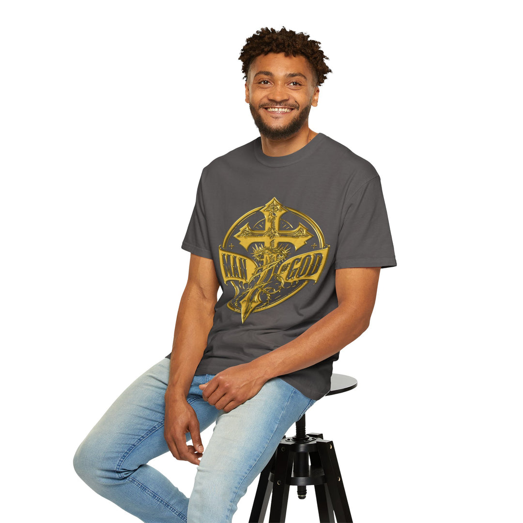Warrior Spirit T-shirt - Royal Identity Gold Crest Design