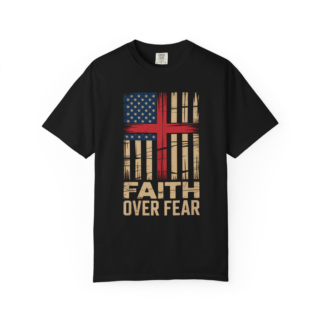 Faith Over Fear Patriotic T-shirt