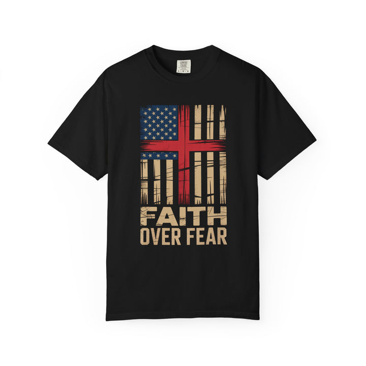 Faith Over Fear Patriotic T-shirt
