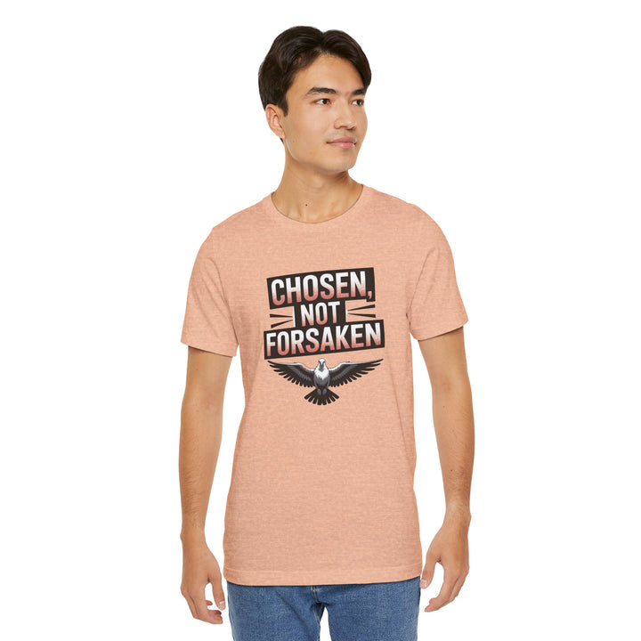 Chosen Not Forsaken Tee - Inspirational Unisex Jersey T-Shirt, Faith-Based Apparel, Motivational Gift, Casual Wear, Spiritual Fashion