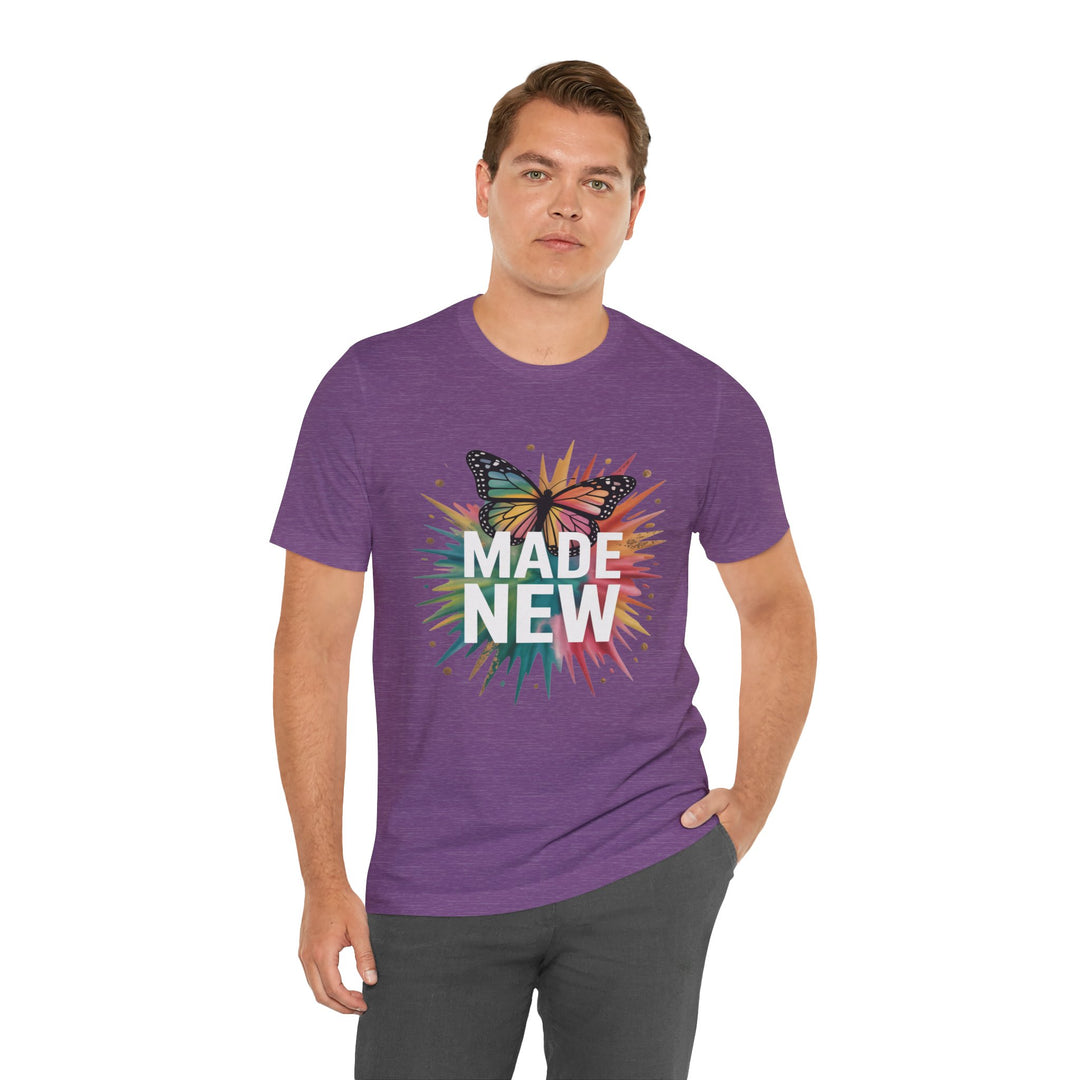 Made New – Christian Butterfly Transformation Shirt (2 Corinthians 5:17)