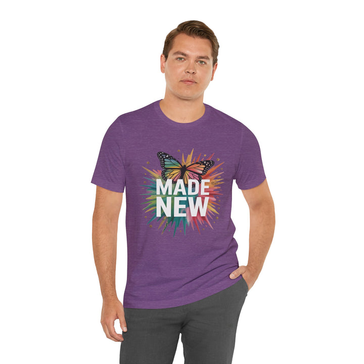 Made New – Christian Butterfly Transformation Shirt (2 Corinthians 5:17)