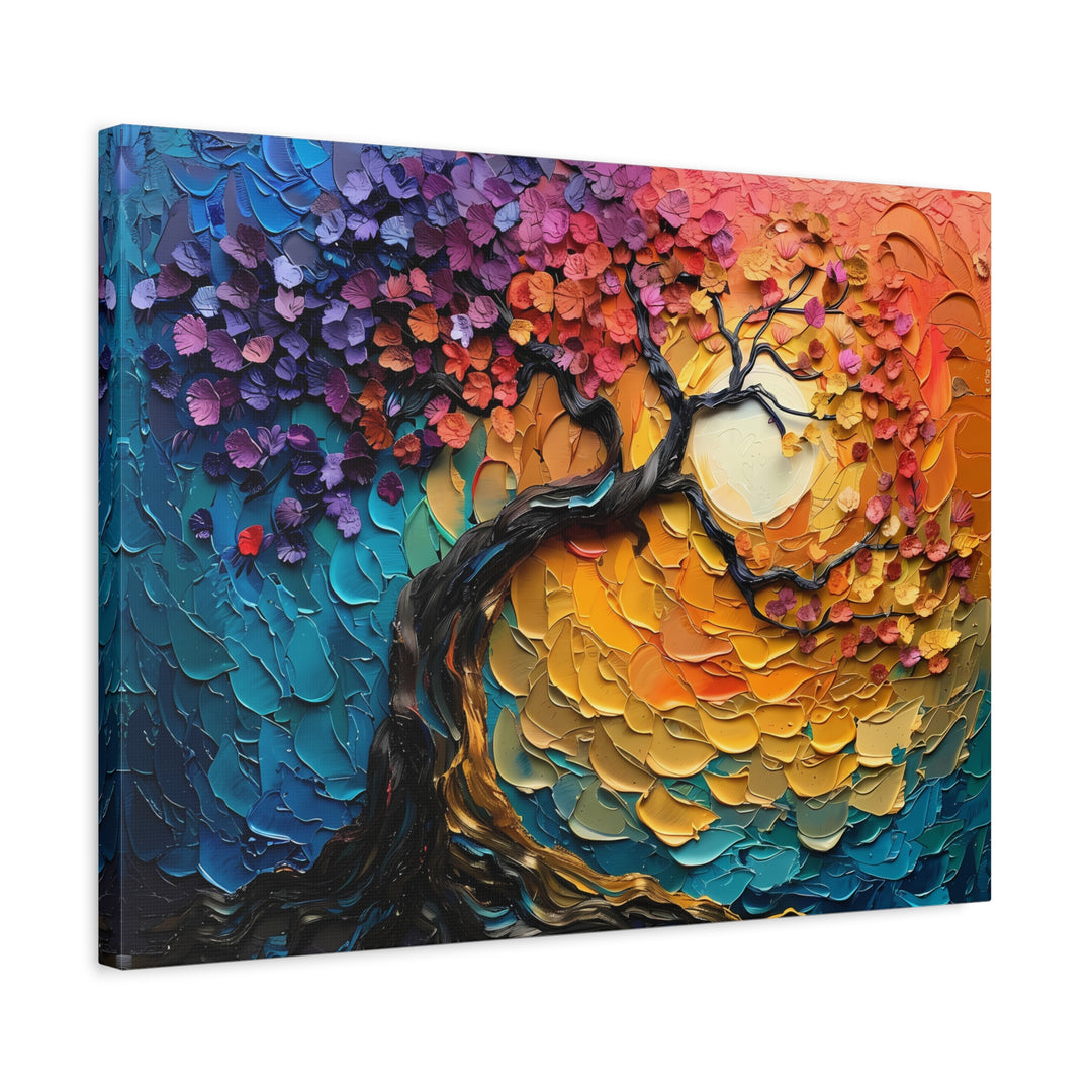 Vibrant Tree Art Canvas