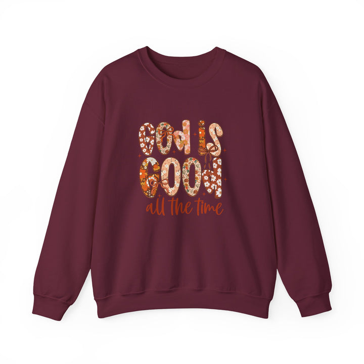 God Is Good Sweatshirt, Inspirational Crewneck, Cozy Fall Fashion, Unisex Apparel, Perfect Gift for Christians