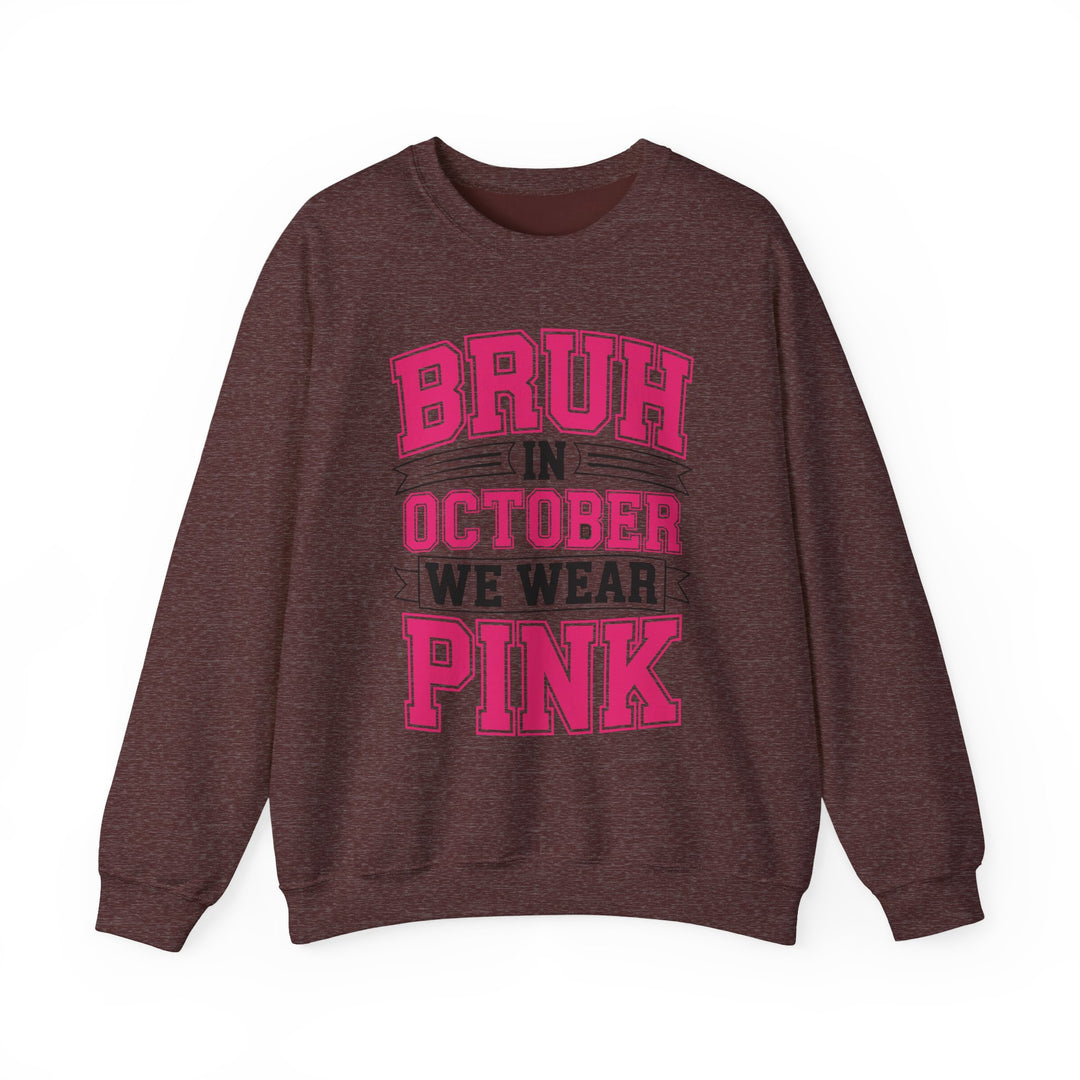 Pink October Awareness Sweatshirt, Cozy Crewneck, Breast Cancer Awareness, Gift for Supporters, Fashion for a Cause