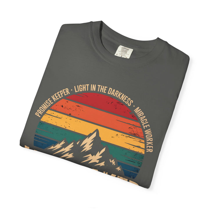 Waymaker Retro Christian T-Shirt - Isaiah 42:16 Vintage Sunset Design